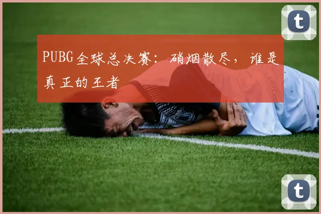 PUBG全球总决赛：硝烟散尽，谁是真正的王者